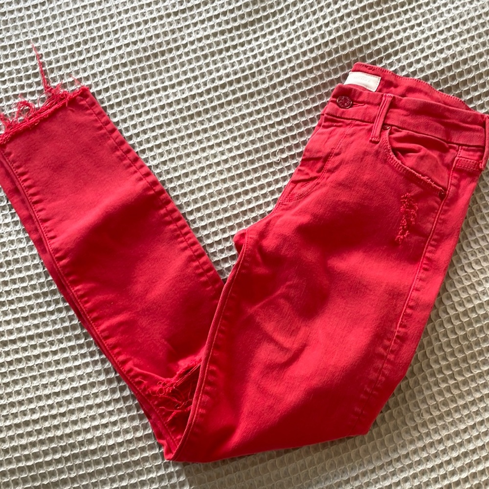 MOTHER skinny jeans size 25